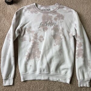 Taylor Swift Folklore Tie-Dye Crewneck Size S